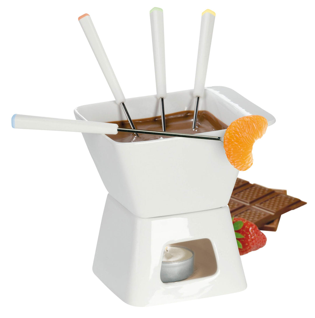 Tescoma Fondue-Set, weiss, 23.4 x 14 x 8.2 cm, T386396