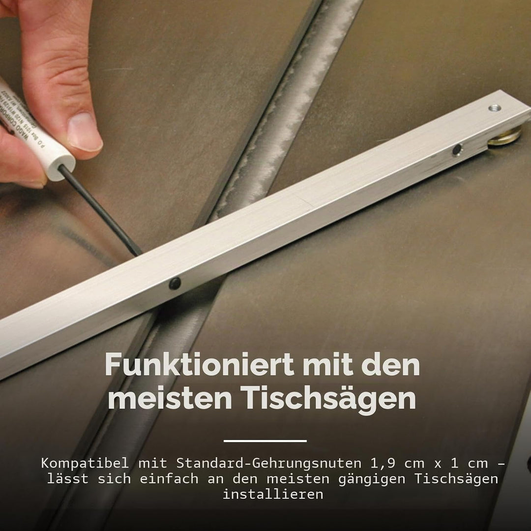 Kreg KMS7102 Tischsägen-Präzisions-Gehrungslehre-System – werkseitig kalibriert – mit Gehrungslehre