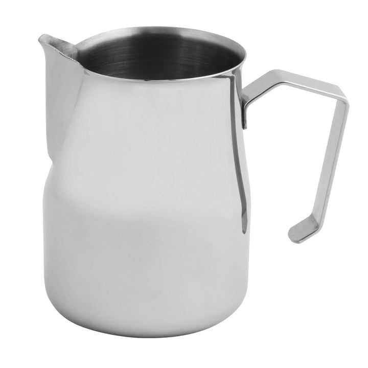 FMprofessional Milchkännchen 750ml, Milch Pitcher aus Edelstahl, Milchaufschäumen für perfekten Capp