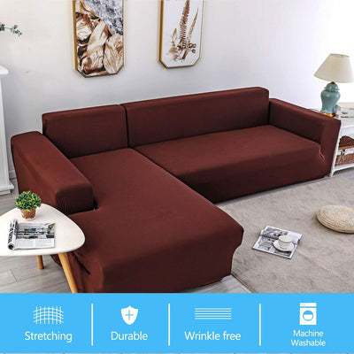 PETCUTE Sofabezüge Stretch Sofaschutz elastisch L-Form Sofa bezug ecksofa Sofabezug Sofaüberwürfe fü