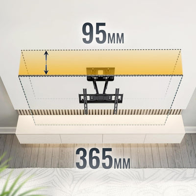 RICOO TV Wandhalterung Fernseher - Schwenkbare TV Wandhalterung Schwenkbar Neigbar für 32-55 Zoll -