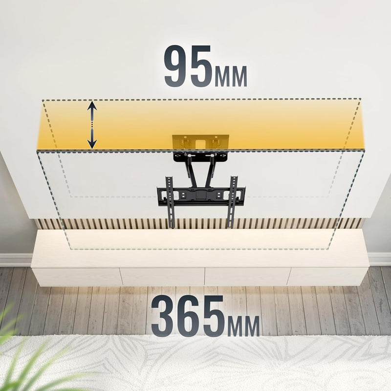 RICOO TV Wandhalterung Fernseher - Schwenkbare TV Wandhalterung Schwenkbar Neigbar für 32-55 Zoll -