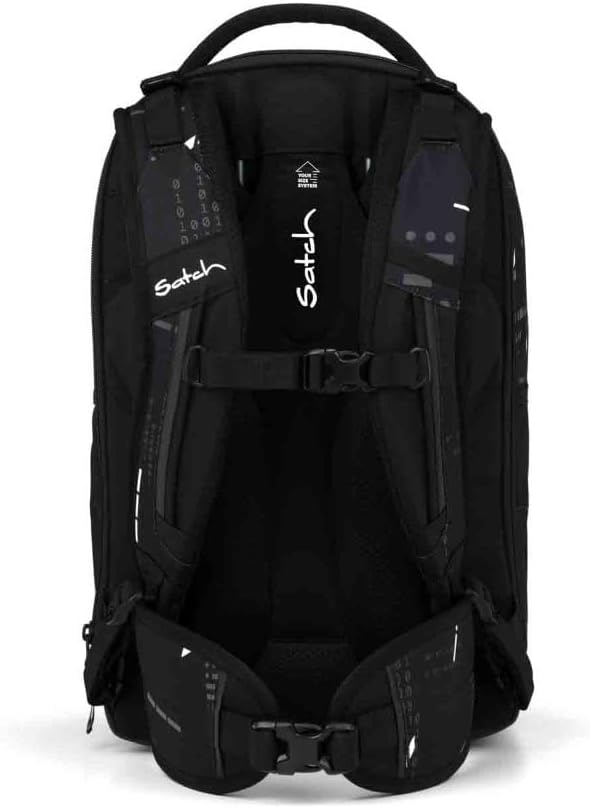 Satch Match Plus Schulrucksack Set 3tlg. inkl. Schlamperbox und Sportbeutel (Ninja Matrix), Ninja Ma