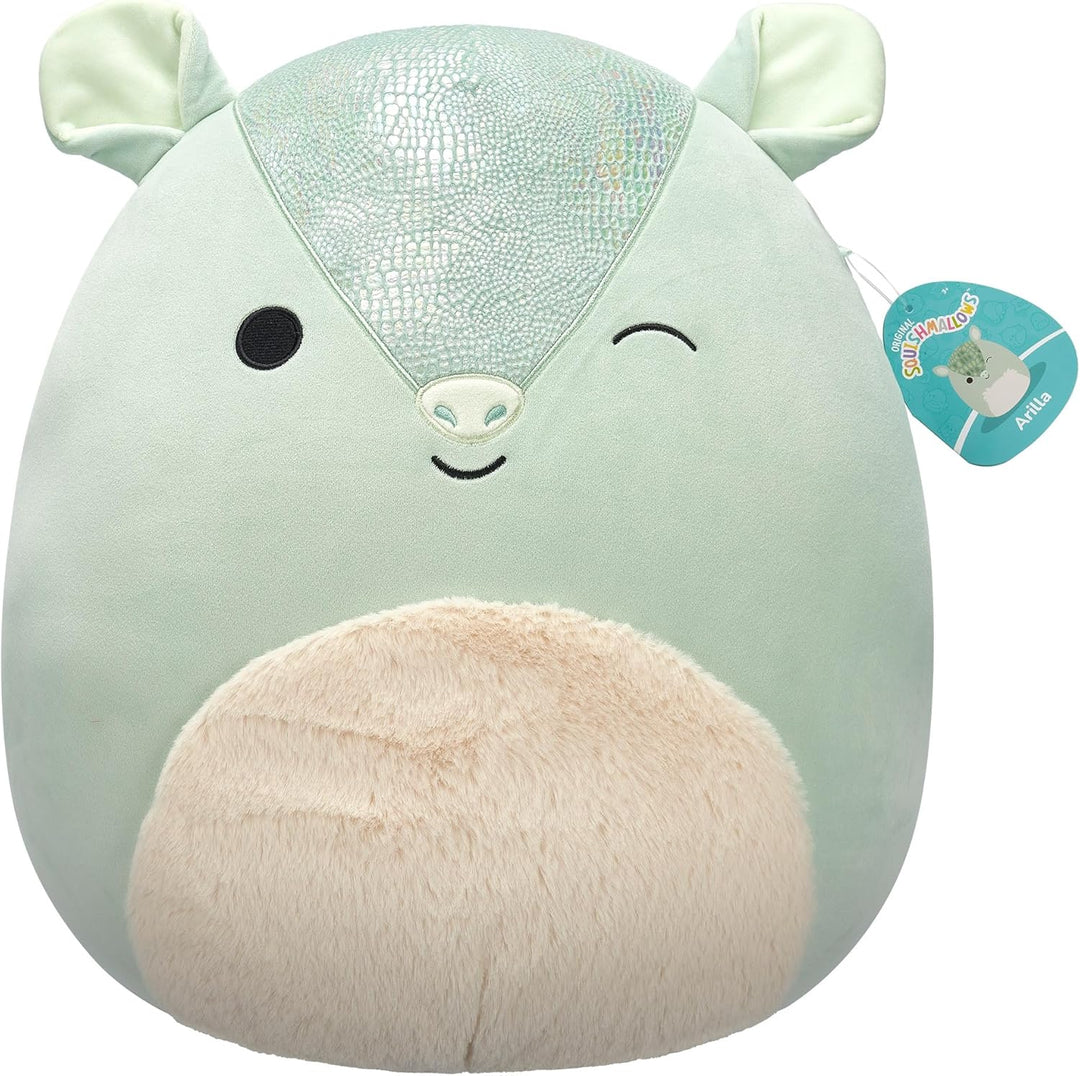 Squishmallows SQCR06649 - Arilla das Gürteltier 40 cm, offizielles Kelly Toys Plüsch, superweiches K