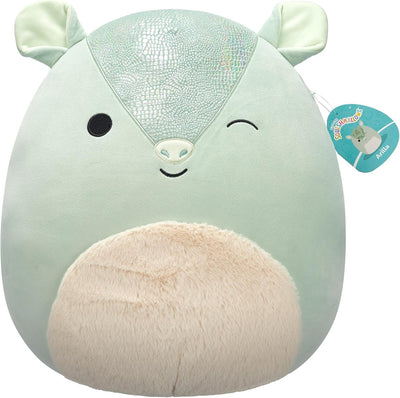 Squishmallows SQCR06649 - Arilla das Gürteltier 40 cm, offizielles Kelly Toys Plüsch, superweiches K