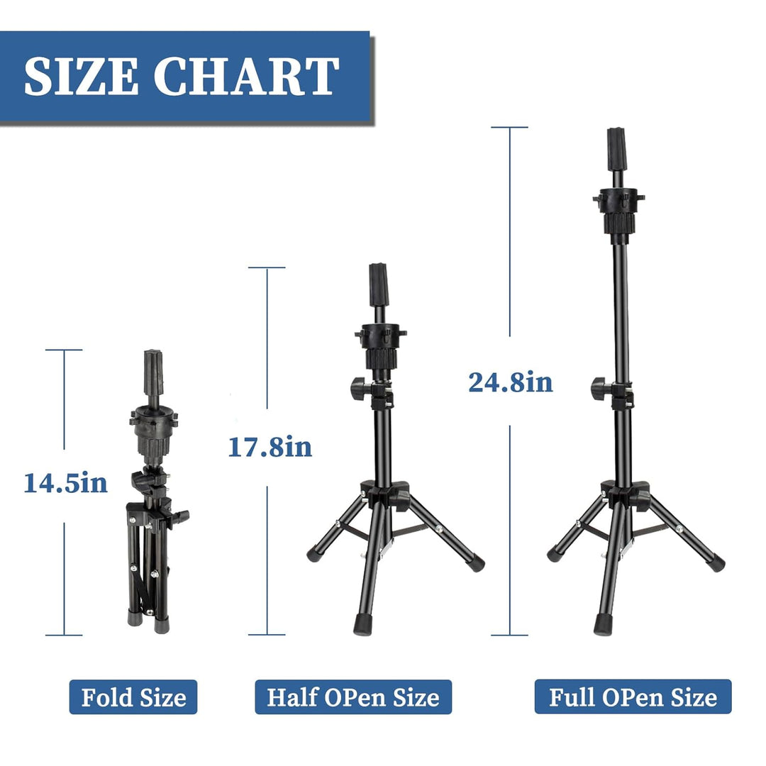 Puppenkopfständer Friseur Perückenständer Übungskopfhalter Übungskopfständer Übungskopf Stativ Train