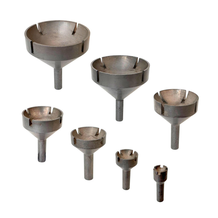 EDER Augenfräser Set 7-teilig für Kettensägenschnitzen - Schaft 6mm – Made in Germany – Brennfräser
