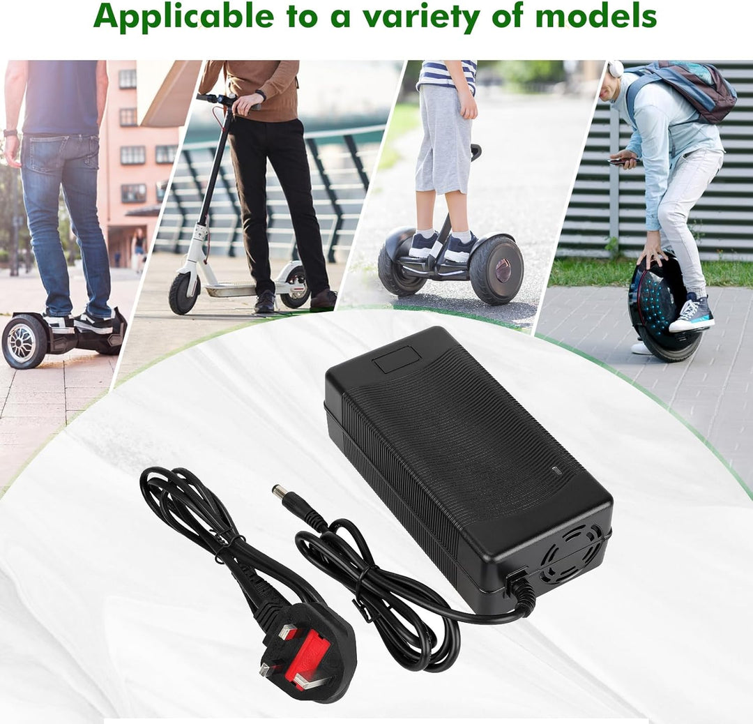 HPGAAVD Ladegeräte für Scooter，54,6V 2A E Scooter Ladegeräte，48V Elektroroller Universal Lithium Bat