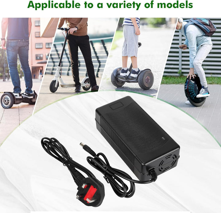 HPGAAVD Ladegeräte für Scooter，54,6V 2A E Scooter Ladegeräte，48V Elektroroller Universal Lithium Bat