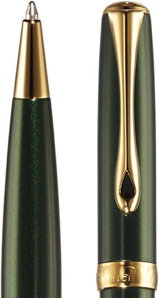 DIPLOMAT D40211040 Excellence A2 Kugelschreiber, Evergreen Gold