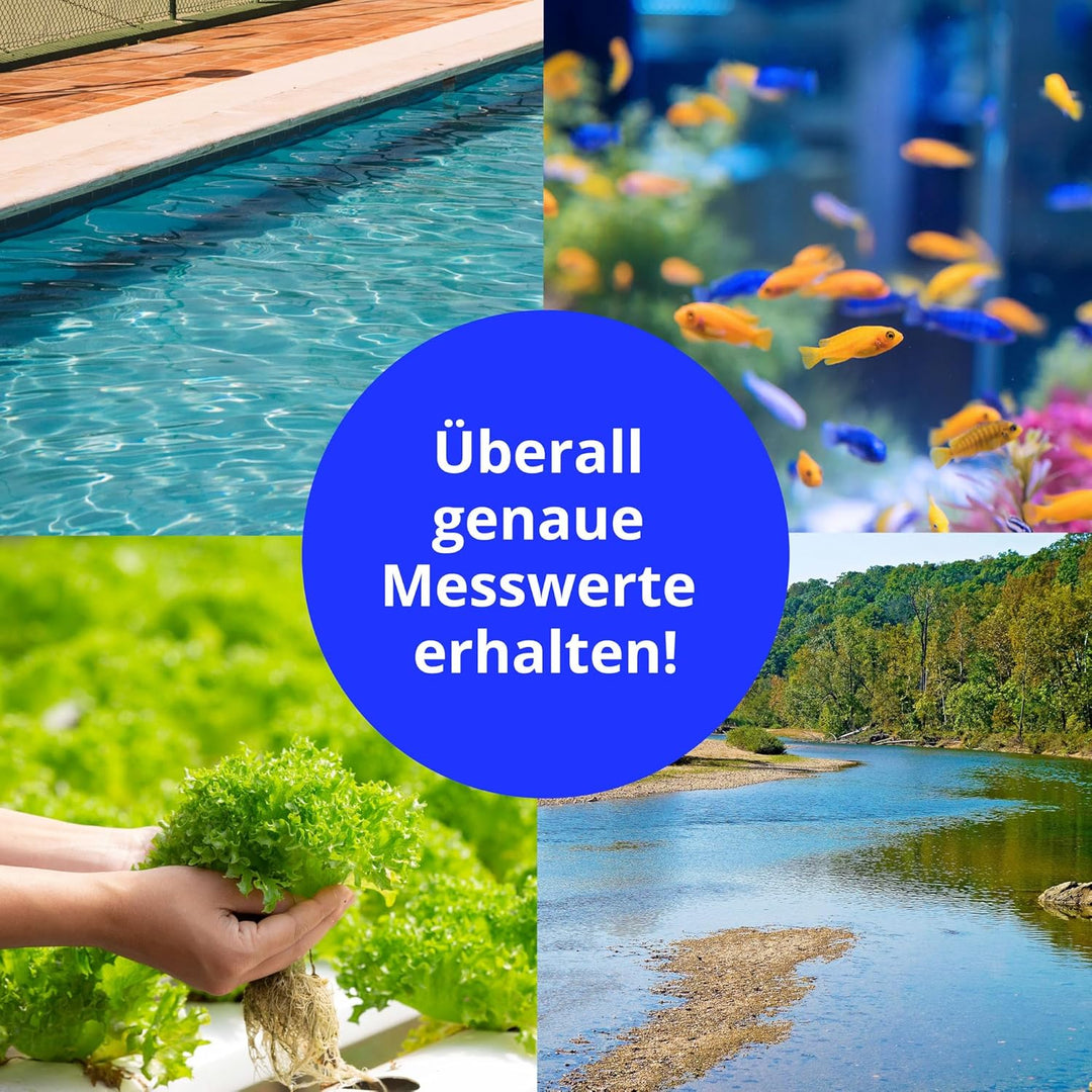 Bluelab pH Pen - Genau bis ±0,1 pH, langlebig, wasserdicht, schwimmfähig, schnell, stabil, Doppelson