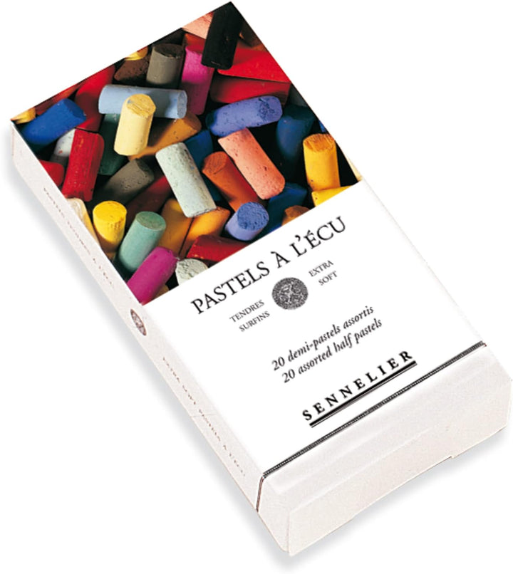 Sennelier Weiches Pastell-Set, 20 Farben, mehrfarbig 20 stück (1er Pack) mehrfarbig, 20 stück (1er P