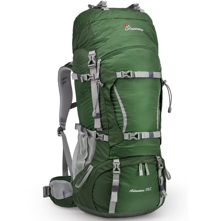MOUNTAINTOP 70L Trekkingrucksack Innenrahmen Rucksack Wanderrucksack Herren Damen Backpacking Rucksa