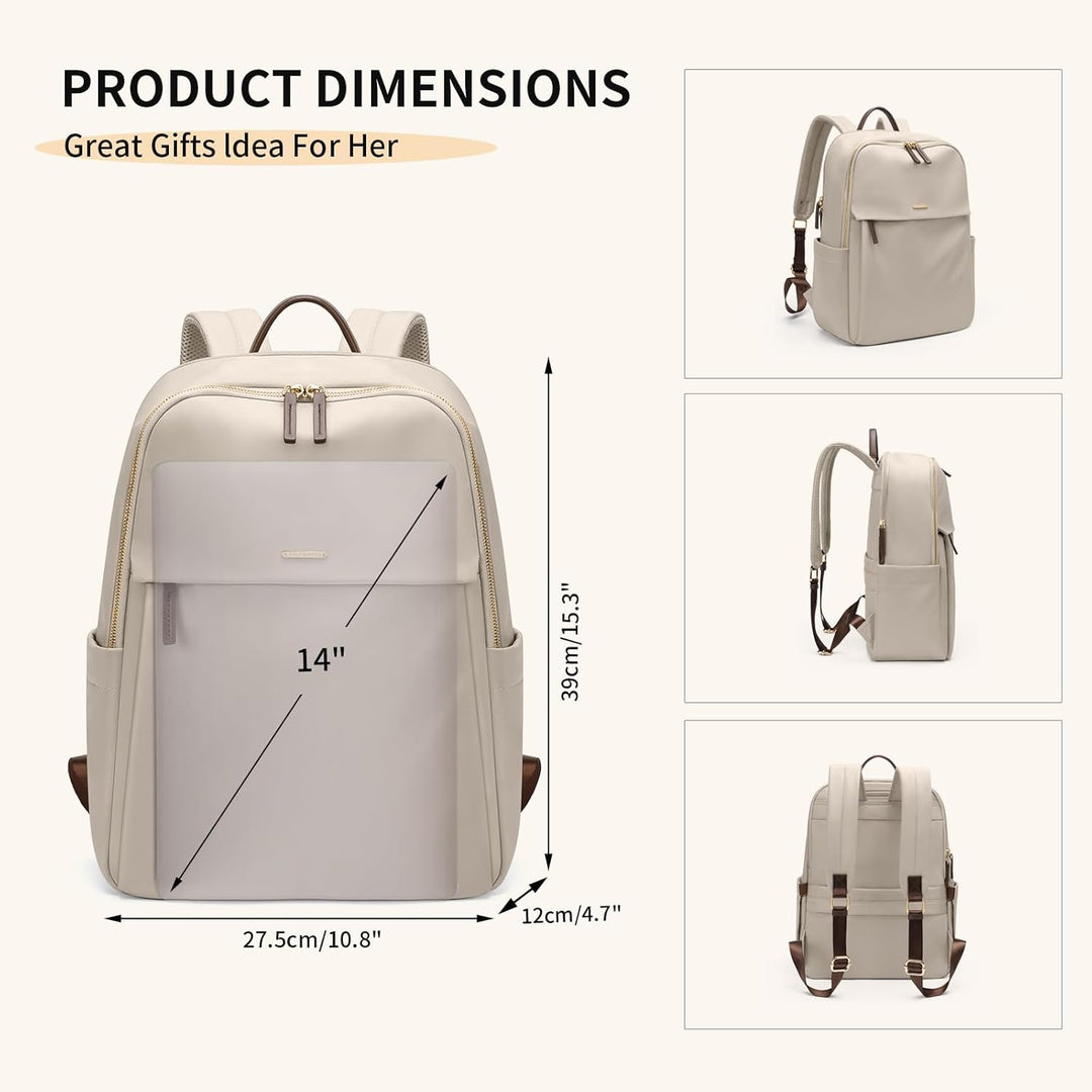 GOLF SUPAGS Frauen Rucksack Casual Daypack für Arbeit Reisen Hochschulen Rucksack Geldbörse Fits 14