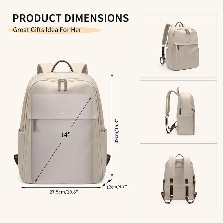 GOLF SUPAGS Frauen Rucksack Casual Daypack für Arbeit Reisen Hochschulen Rucksack Geldbörse Fits 14