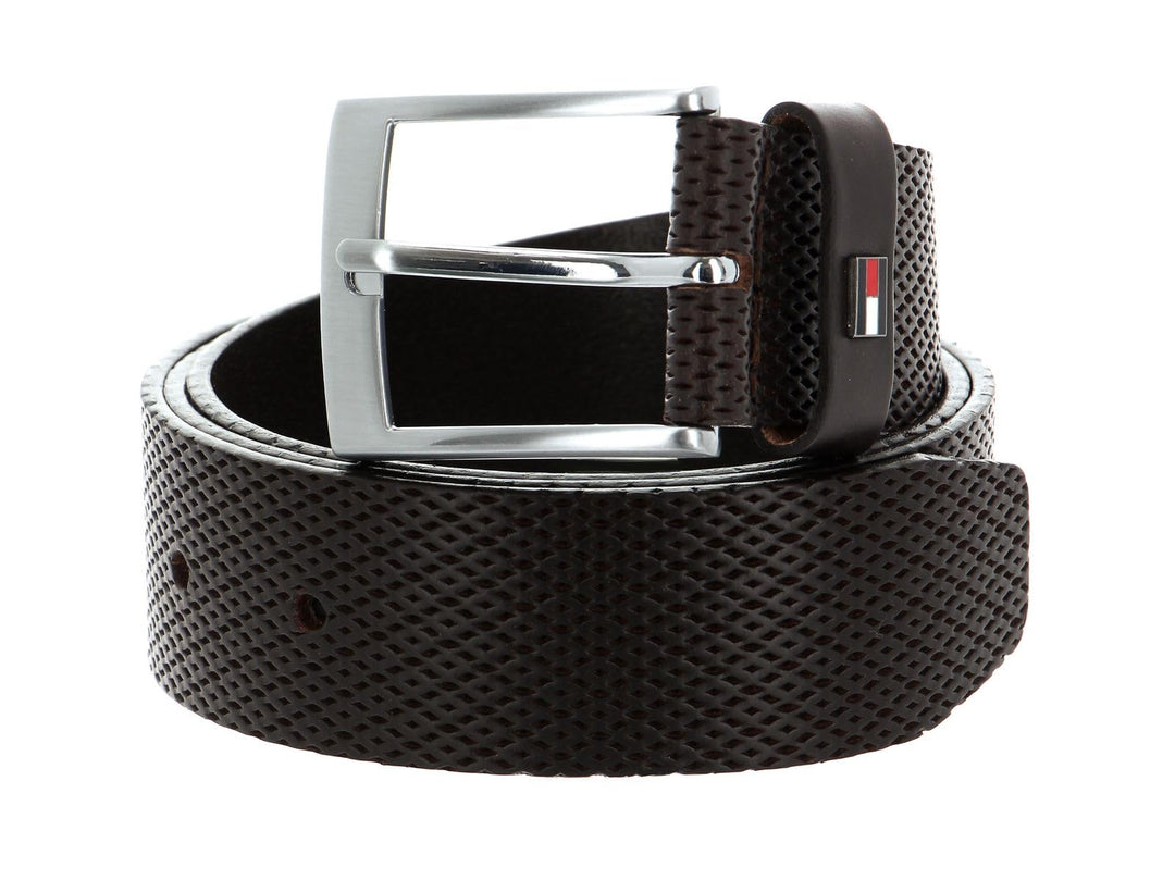 Tommy Hilfiger Herren Gürtel, Braun (Testa Di Moro)