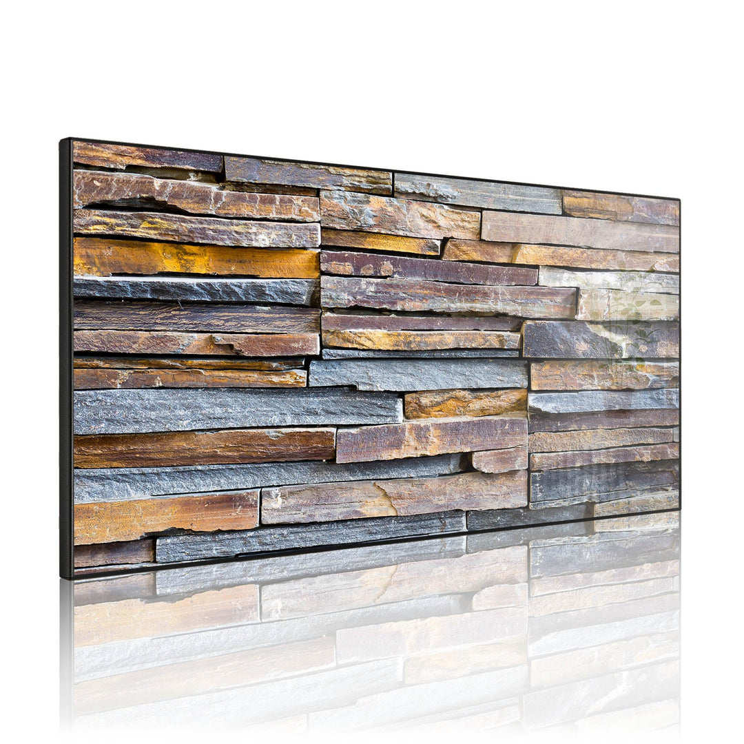 banjado Magnettafel schwarz 78 x 37cm / Magnetwand Metall/Magnetpinnwand als Memoboard/Pinnwand Magn
