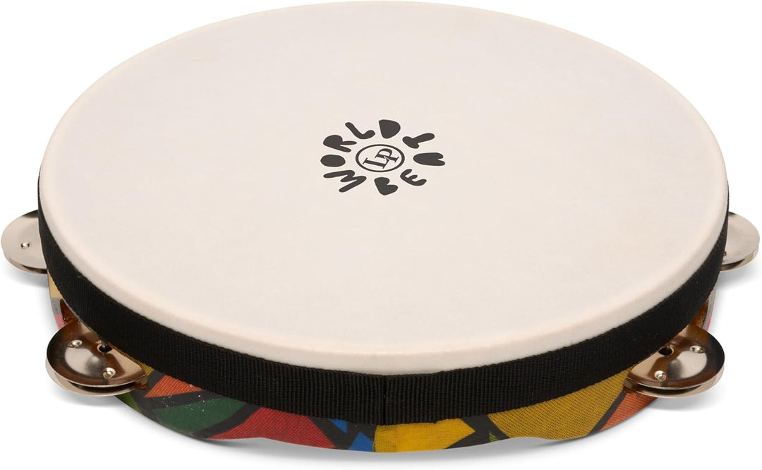 LP WORLD BEAT 10" TAMBOURINE (SINGLE ROW WITH HEAD) LP7023
