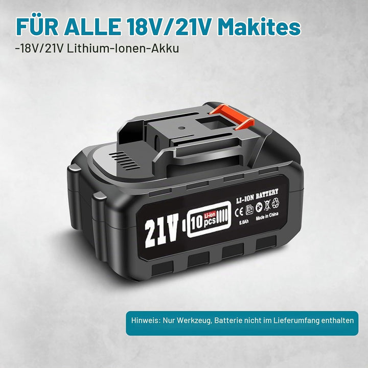 Akku-Farbmörtelrührer Kompatibel mit 18-21V Batterie, Farb-Mörtelrührer, 3100W Rührwerk (Ohne Akku),