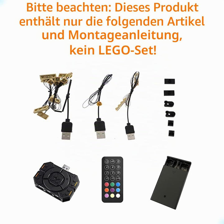GEAMENT LED Licht-Set (Fernbedienung) Kompatibel mit Lego Freiheitsstatue - Beleuchtungsset für Arch