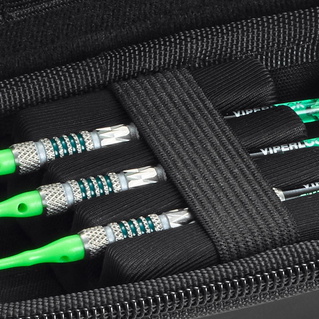 Casemaster Sentry Dart Case Slim Eva Shell for Steel and Soft Tip Darts, Hold 6 Darts and Features B