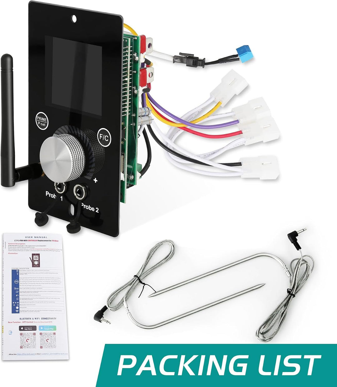 Universal WiFi PID Digital Thermostat für Traeger Control Panel Ersatz für Pit Boss Controller für A