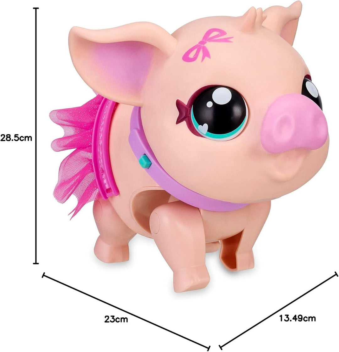 Little Live Pets - My Little Pig Pet Bella Spielzeug, Farbe Schwein (Famosa LPW01000) Schwein Bella,