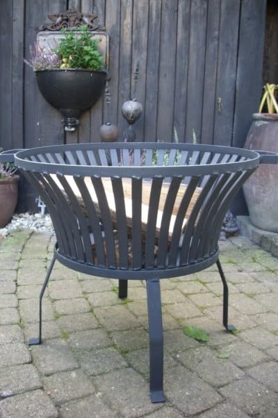 KUHEIGA Feuerkorb Tulip gross STABIL+SCHWER Feuerschale Grill