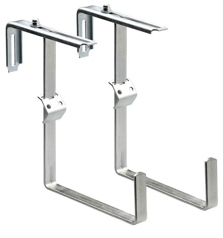 Alba Krapf Blumenkastenhalter Satz verz. Blumenkasten-Halter (VKR-1V), Silber