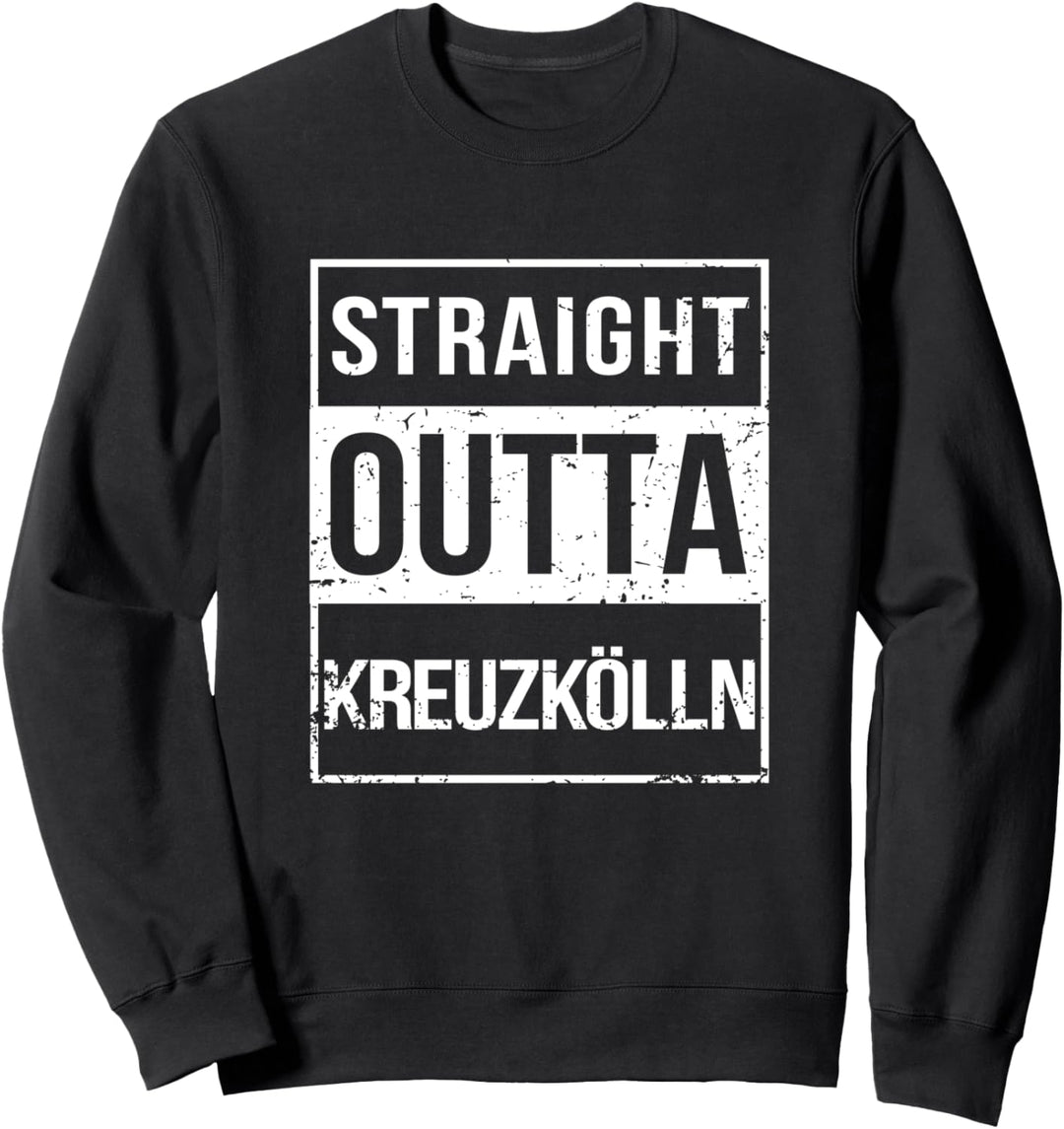 Vintage Lustig Straight Outta Kreuzkölln Kreuzberg Berlin Sweatshirt