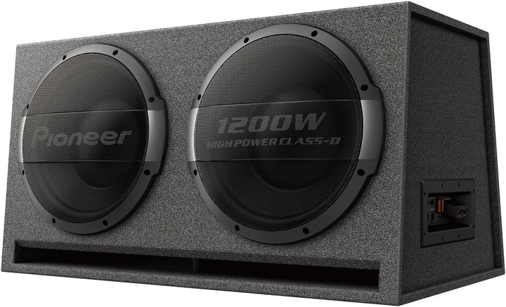 Pioneer TS-WX1220AH Aktivsubwoofer, leistungsstarker Gehäuse Subwoofer mit 3000 W Maximalleistung, 2