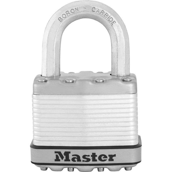 MASTER LOCK M5EURD Excell Vorhängeschloss 51mm lamellierter Stahl Medium Bügel, Medium Bügel
