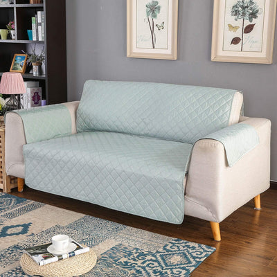 PETCUTE Sofabezug Sofaüberwurf Anti-Rutsch Sofa schonbezug wasserdichtes Sofabezüge 3 Sitzer Quilted