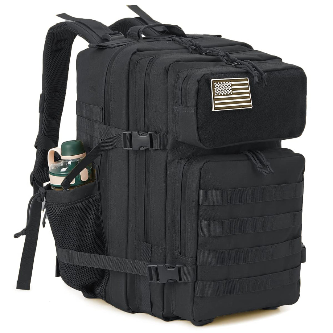 QT&amp;QY Taktischer MilitäR Rucksack Herren Gross 25l/35l/45L Bundeswehr Rucksack 3 Tage Molle Armee Ru