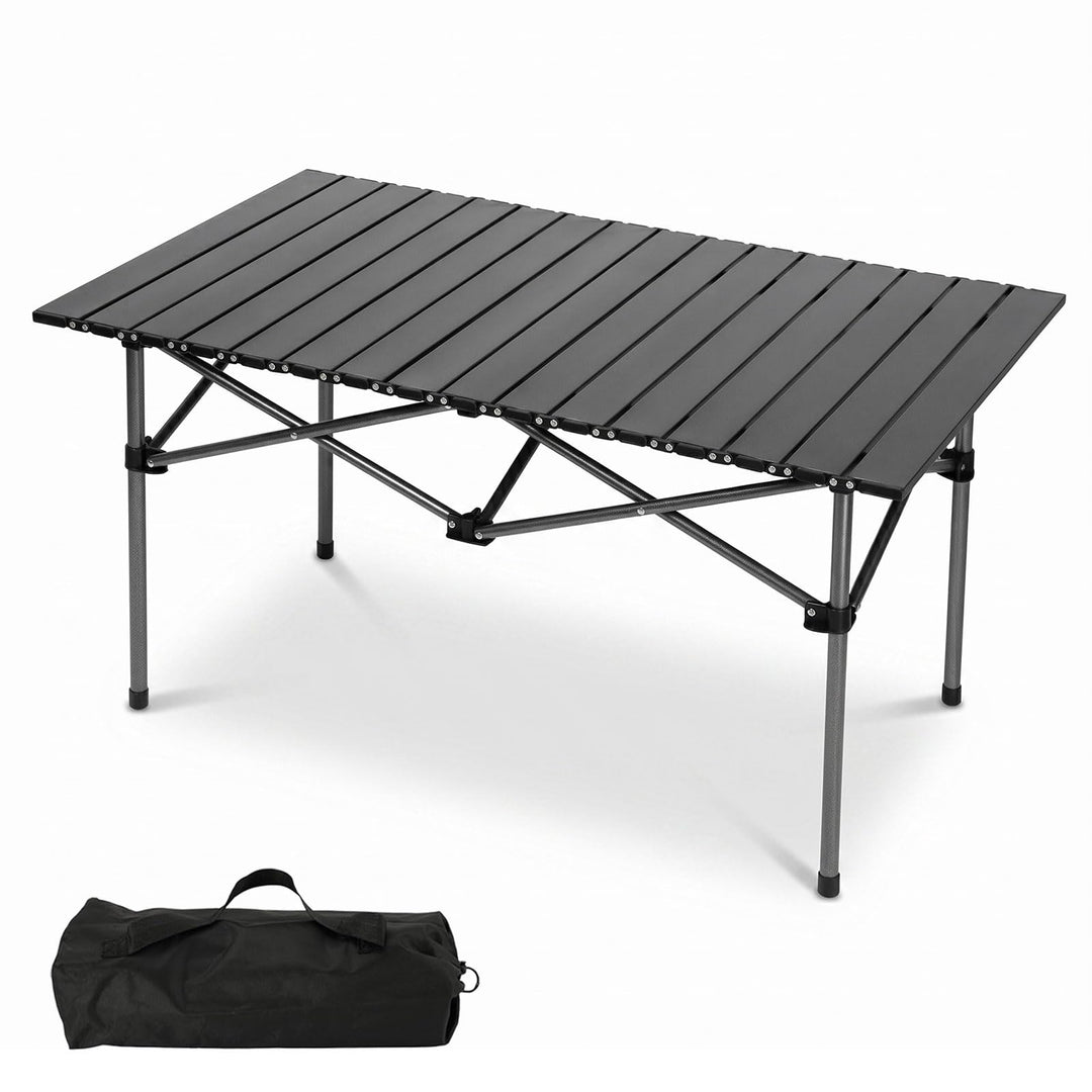 Campingtisch 96x57cm Klapptisch, faltbarer Camping tisch mit Tragetasche