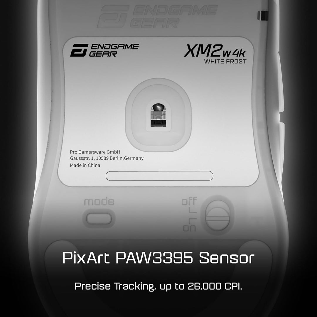 ENDGAME GEAR XM2w 4k Wireless Gaming Maus, kabellos - White Frost