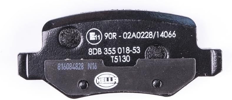 HELLA PAGID 8DB 355 018-531 Bremsbelagsatz - T5130 - Dicke/Stärke: 14.6mm - Bremssystem: Lucas - nic