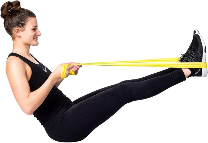 DITTMANN Body Band Fitnessband Gymanstik Expander Kraft 5.5m gelb (leicht)