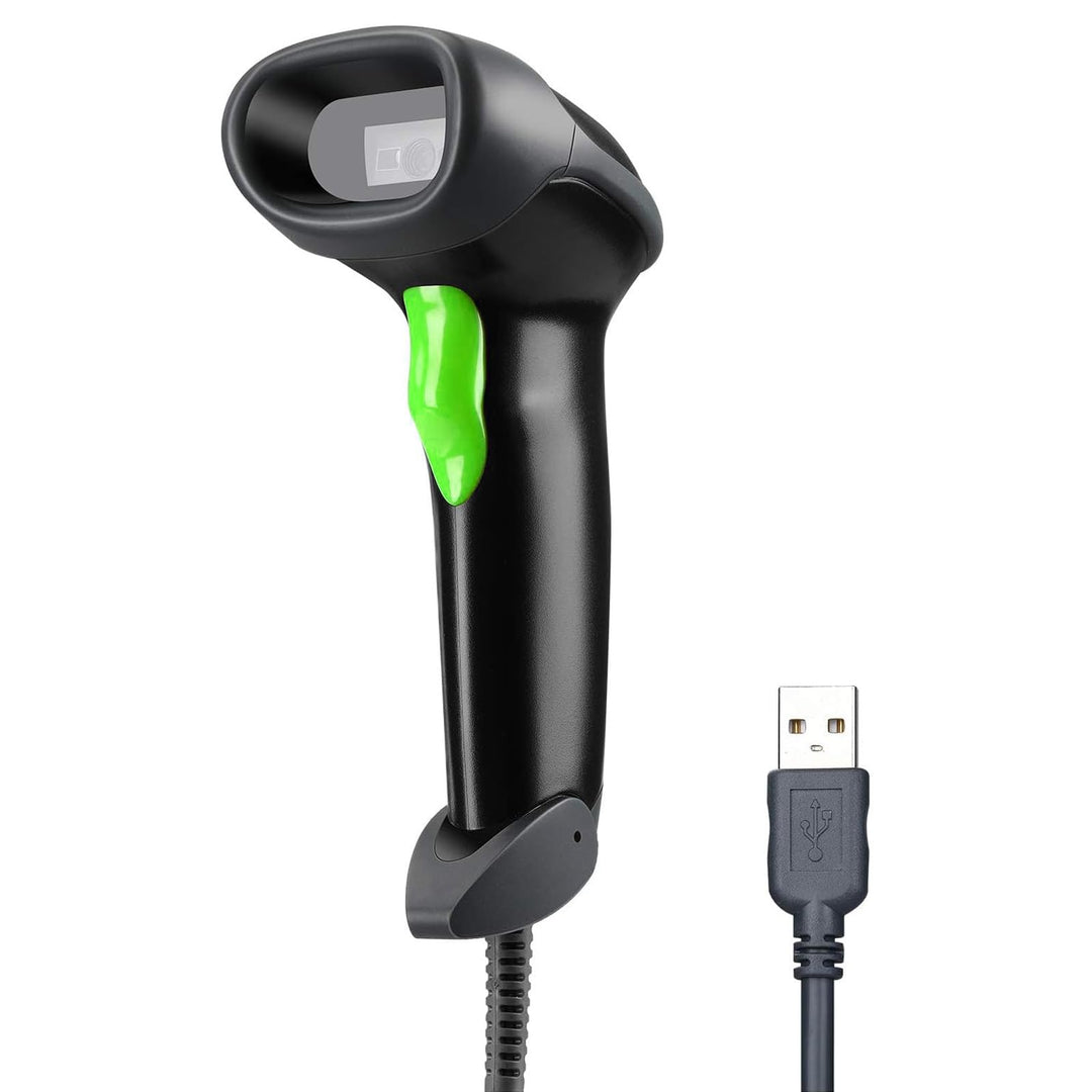 Eyoyo 2D USB-Handscanner EYH2, automatischer Scanner mit Kabel für QR-Codes, Data-Matrix-Barcode-Les