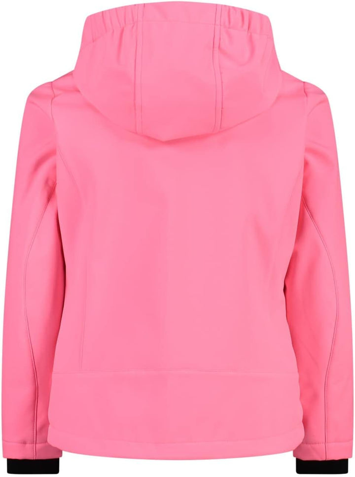 CMP Jungen Softshelljacke für Kinder Jacke (1er Pack) 164 Rosa fluoreszierendes Weiss, 164 Rosa fluo