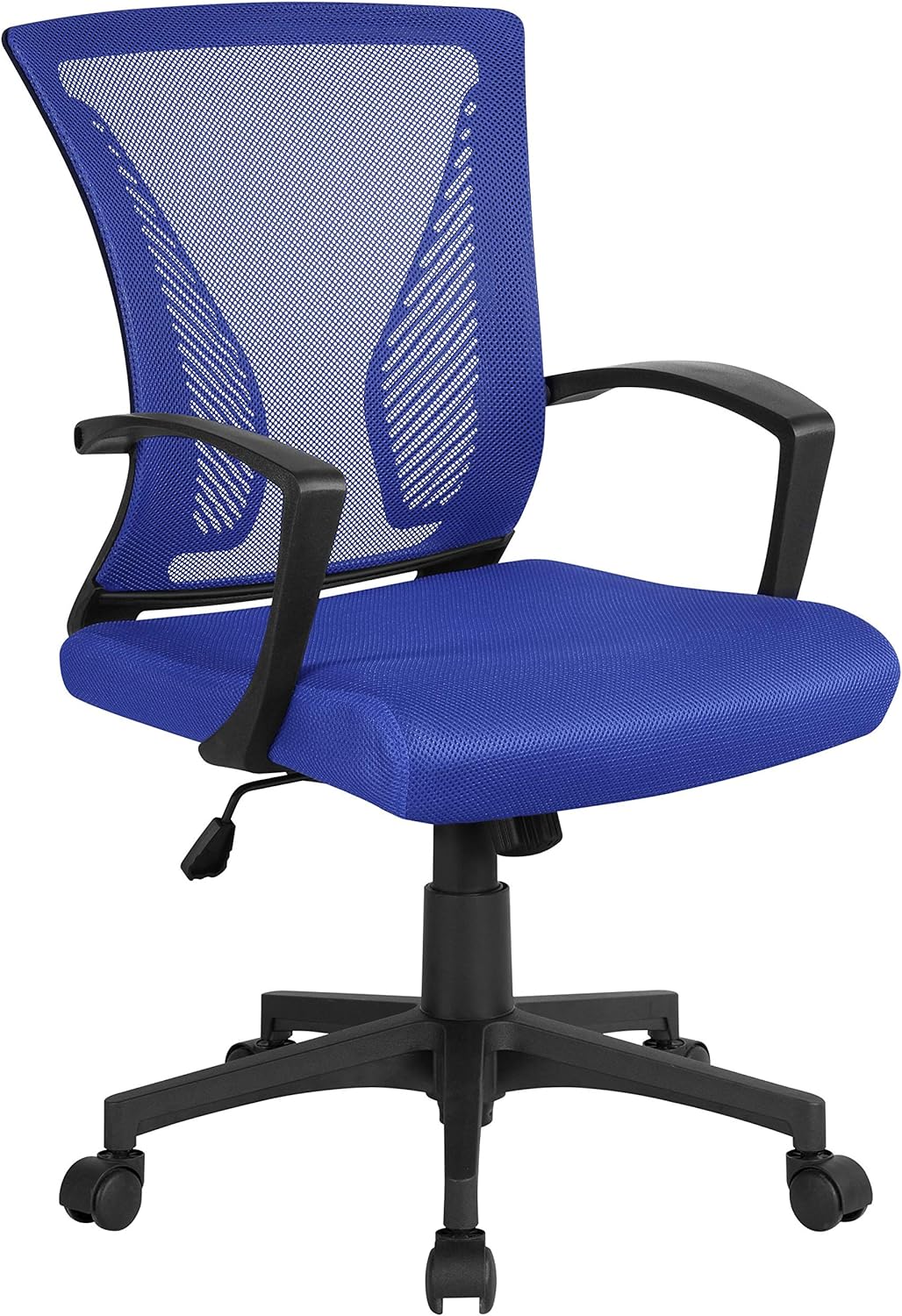 Yaheetech Bürostuhl Schreibtischstuhl ergonomischer Drehstuhl Chefsessel höhenverstellbar Sportsitz