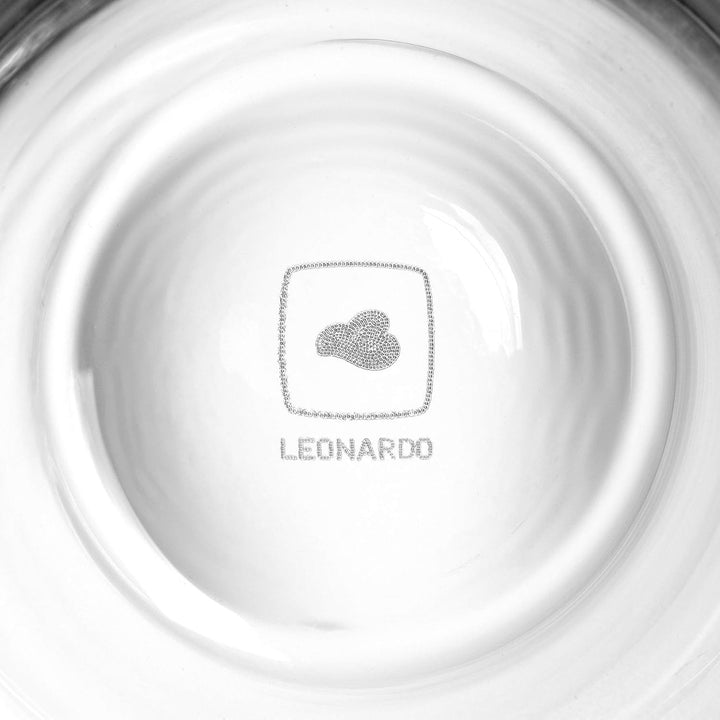 Leonardo Chateau Trink-Glas, Glas-Becher mit floralem Muster, spülmaschinenfeste Wasser-Gläser, 6er
