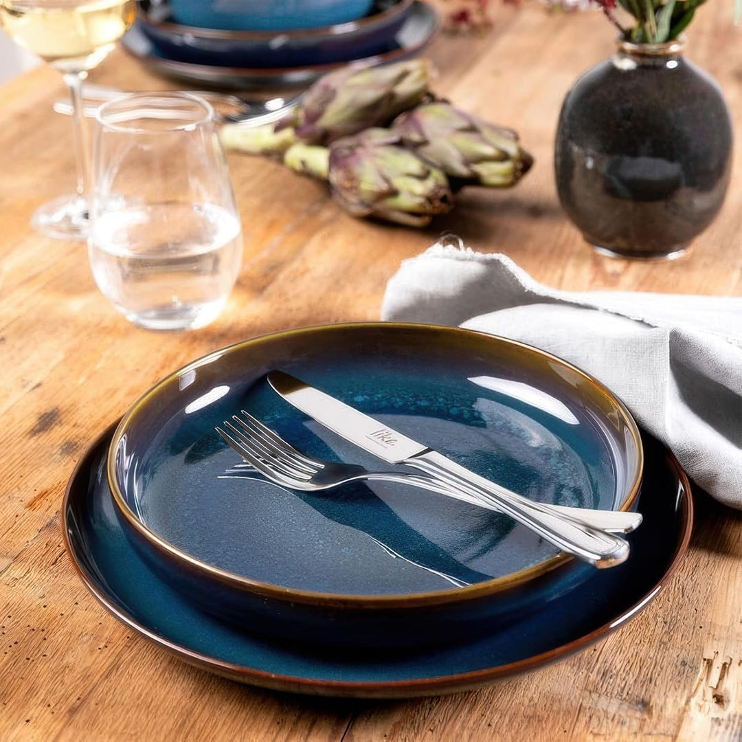 Villeroy & Boch Like. by Crafted Denim 6er Set Teller Suppenteller blau 21.8cm P