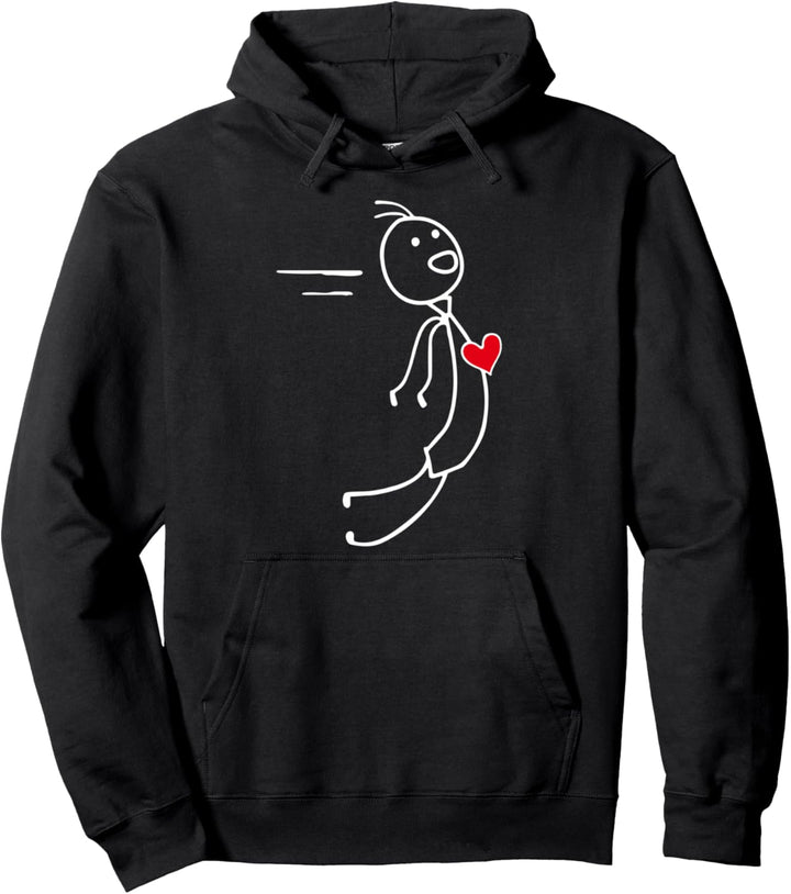 Couple Magnet Heart Matching Valentine's Day Pullover Hoodie