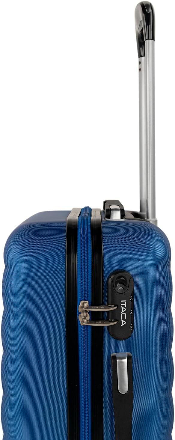ITACA - Trolley Handgepäck Cabin Trolley Koffer Reisekoffer Hartschalenkoffer mit Zahlenschloss - Ka