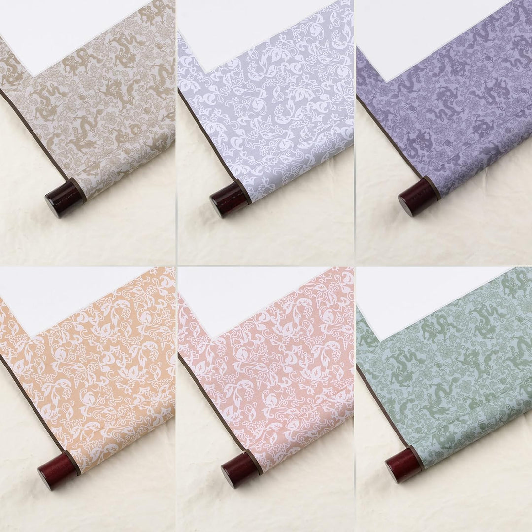 WANDIC Leere Hängerolle, Set Mit 6 leeren Malrollen Für Chinesische Kalligraphie, Chinesische Papier