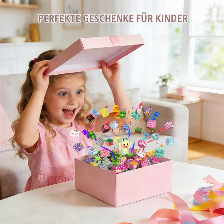 Magnetische Bausteine 200 Stück, Magnetbausteine Kinder ab 3 Jahre, Magnetic Blocks für Jungen Mädch
