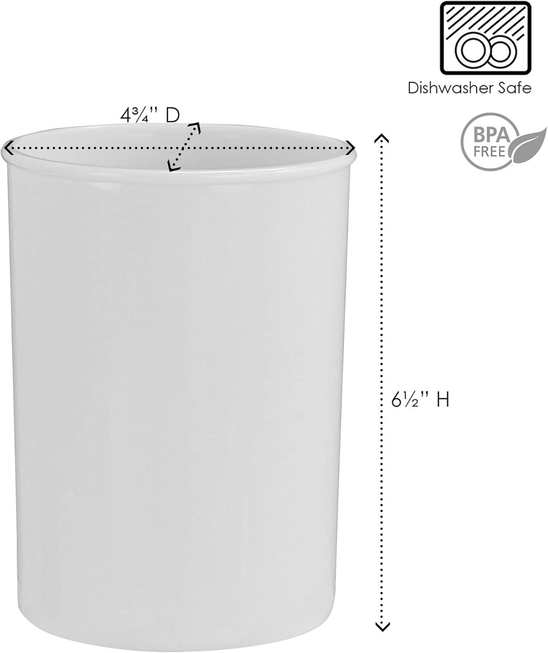 Reston Lloyd Calypso Basics Utensilienhalter, frische Zitronen Utensil Holder Frische Zitronen, Uten