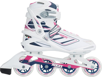 Roces Damen Inlineskates Izi W 37 white/Blue/pink, 37 white/Blue/pink