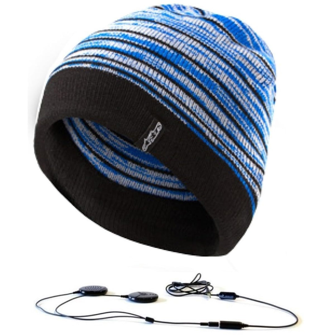 Aerial7 Sound Disc Beanie Jetlag (Mütze mit integriertem Kopfhörer) blau